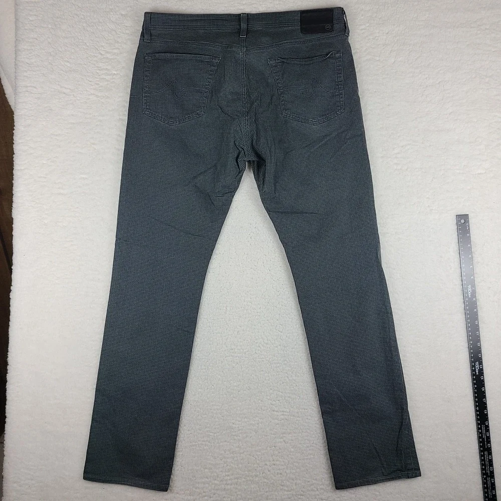 AG‎ Adriano Goldschmied Pants Mens 38x34 Gray Black The Everett Slim Straight